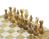 Alghero onyx- och marmorschackset