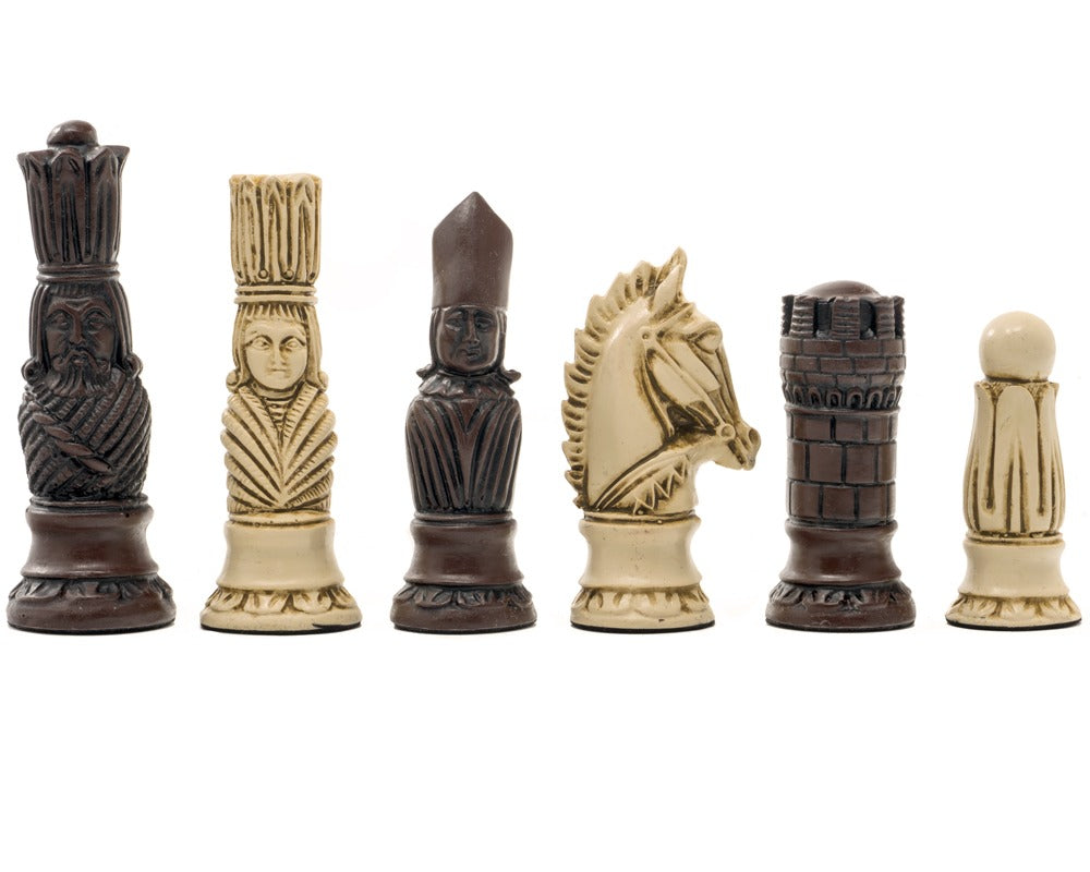 Berkeley Chess Victorian Russet — Schackpjäser