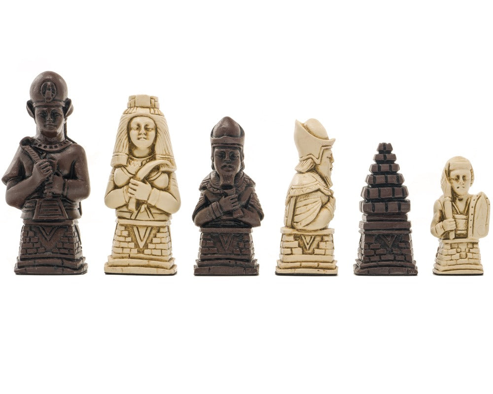 Berkeley Chess Egyptian Russet-schackpjäser