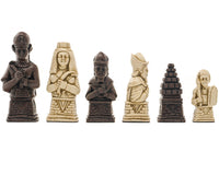Berkeley Chess Egyptian Russet-schackpjäser