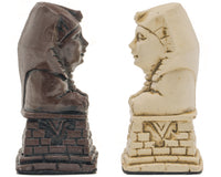 Berkeley Chess Egyptian Russet-schackpjäser