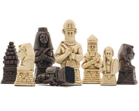 Berkeley Chess Egyptian Russet-schackpjäser
