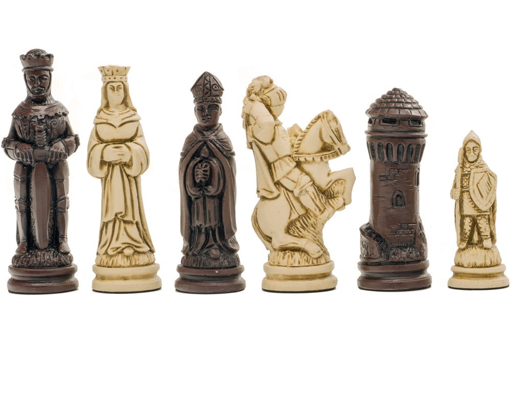Berkeley Chess Camelot Russet Schackpjäser