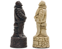 Berkeley Chess engelska rödbruna schackpjäser