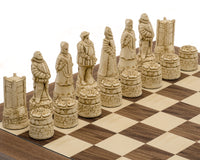 Berkeley Chess engelska rödbruna schackpjäser