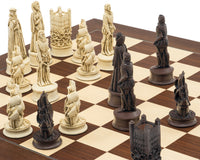 Berkeley Chess Elizabethan Russet-schackpjäser