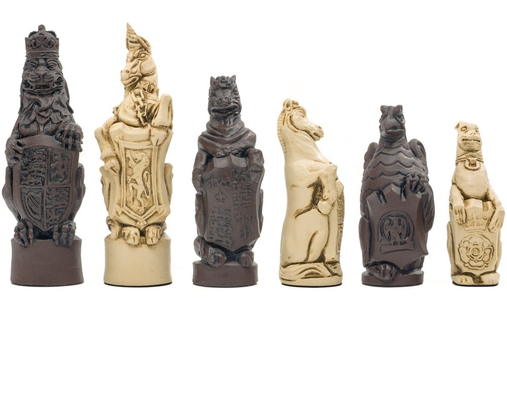 Berkeley Chess Royal Beast Russet — Schackpjäser