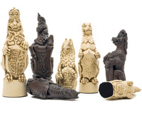 Berkeley Chess Royal Beast Russet — Schackpjäser