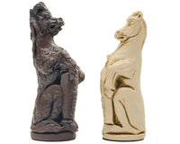 Berkeley Chess Royal Beast Russet — Schackpjäser