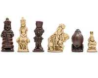 Berkeley Chess Alice in Wonderland Russet Schackpjäser