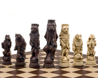 Berkeley Chess Reynard the Fox Russet - Schackpjäser