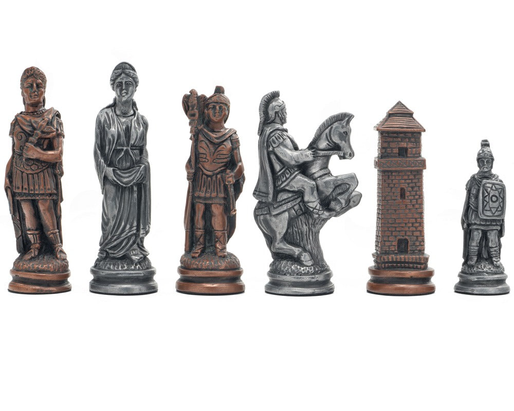 Berkeley Chess – romerska metalliska Schackpjäser