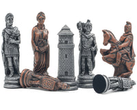 Berkeley Chess – romerska metalliska Schackpjäser