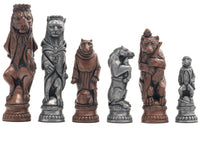 Berkeley Chess Reynard the Fox Metalliska Schackpjäser