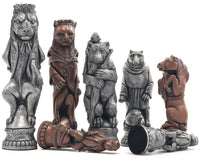 Berkeley Chess Reynard the Fox Metalliska Schackpjäser