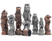 Berkeley Chess Reynard the Fox Metalliska Schackpjäser
