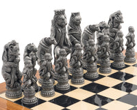 Berkeley Chess Reynard the Fox Metalliska Schackpjäser