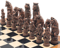Berkeley Chess Reynard the Fox Metalliska Schackpjäser