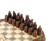 Isle of Lewis kompakt keltiskt Schackset 22,9 cm