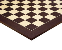 60 cm Wenge- och lönn Deluxe Schackbräde