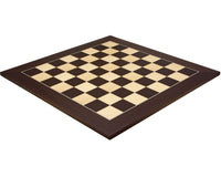 60 cm Wenge- och lönn Deluxe Schackbräde