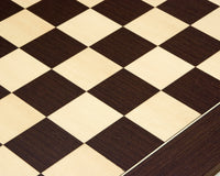 60 cm Wenge- och lönn Deluxe Schackbräde
