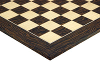 55 cm Deluxe-schackbräde i Tiger Ebony och lönn