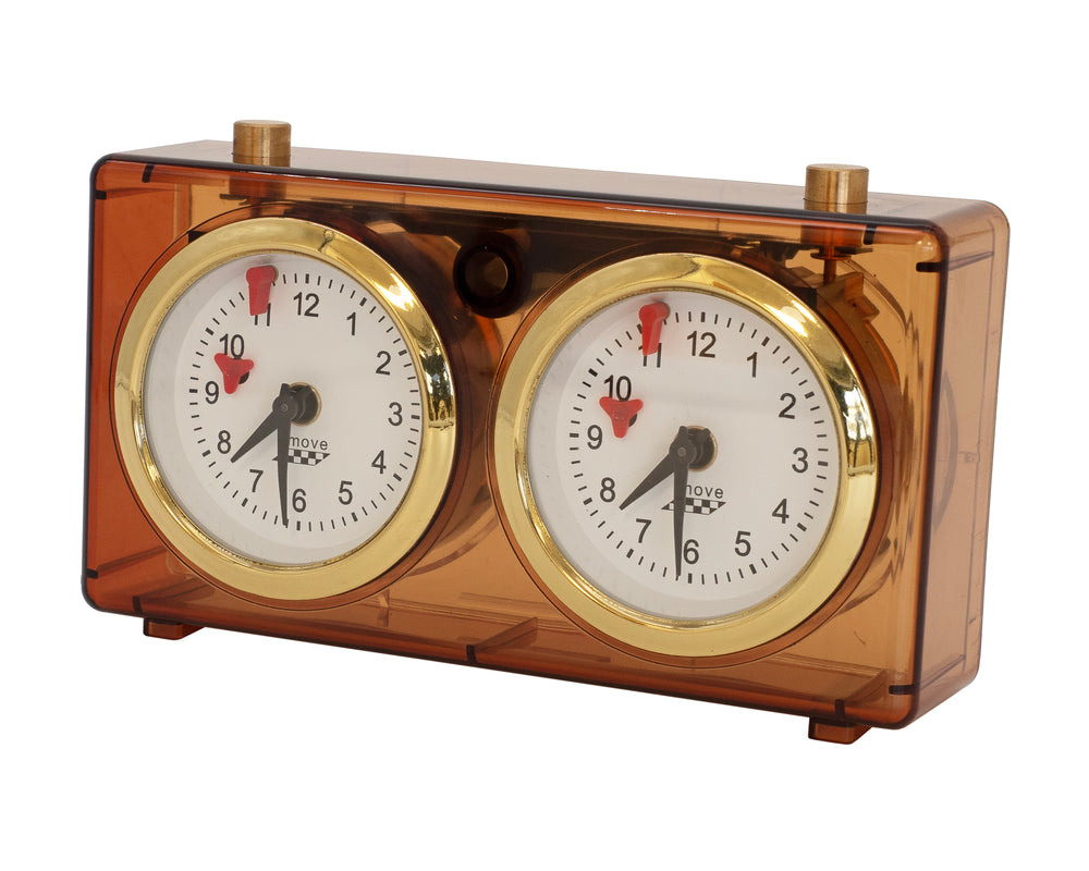 Turnier Analog schackklocka - Bärnsten