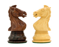 Madrid-serien Rosenträ — lyxiga Schackpjäser, 10 cm