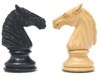 Bath Series – klassiska Staunton-schackpjäser i ebenholt, 10,8 cm