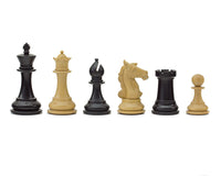 Columbus Series Ebenholts Schackpjäser - 10,2 cm