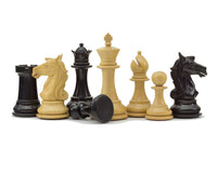 Columbus Series Ebenholts Schackpjäser - 10,2 cm