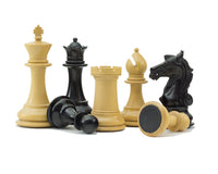 Columbus Series Ebenholts Schackpjäser - 10,2 cm