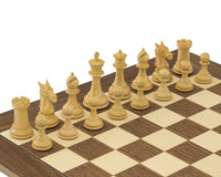 Columbus Series Ebenholts Schackpjäser - 10,2 cm