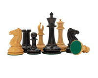 Harrwitz Series — Eboniserade Schackpjäser, 8,9 cm