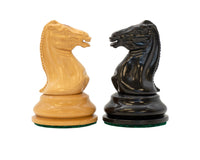 Harrwitz Series — Eboniserade Schackpjäser, 8,9 cm