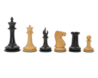 JJ Cooke Ebeniserade Schackpjäser – 8,9 cm