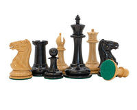 JJ Cooke Ebeniserade Schackpjäser – 8,9 cm