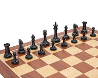JJ Cooke Ebeniserade Schackpjäser – 8,9 cm