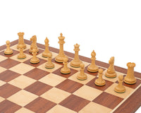 JJ Cooke Ebeniserade Schackpjäser – 8,9 cm