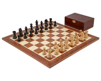 Down Head Svart Grand Championship Schackset