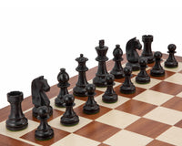 Down Head Svart Grand Championship Schackset