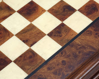 Finnesburg — mässing och briarträ, traditionellt schackset