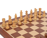 Schackset Med Fransk Springare I Sheesham/Mahogny