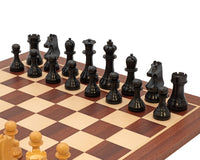 World Chess Championship Schackset med Schackklocka och Förvaringsask i trä för Schackpjäser