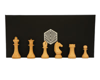 World Chess Championship Schackset med Schackklocka och Förvaringsask i trä för Schackpjäser