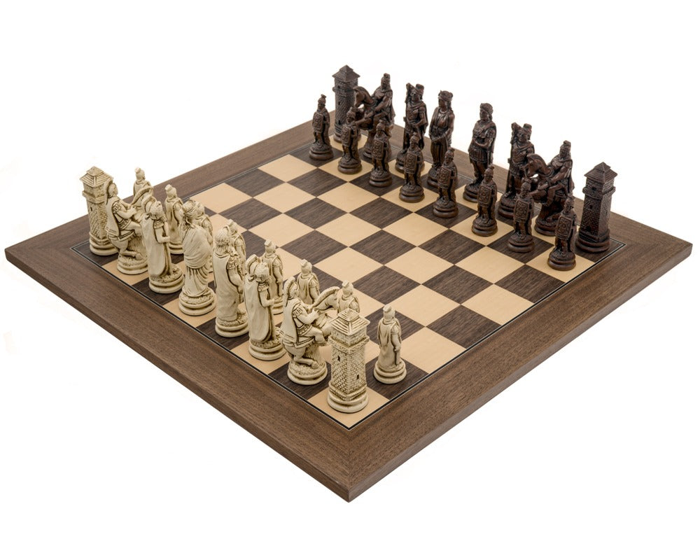 Berkeley Chess Roman Russet- och valnötsschackset