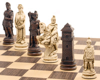 Berkeley Chess Roman Russet- och valnötsschackset