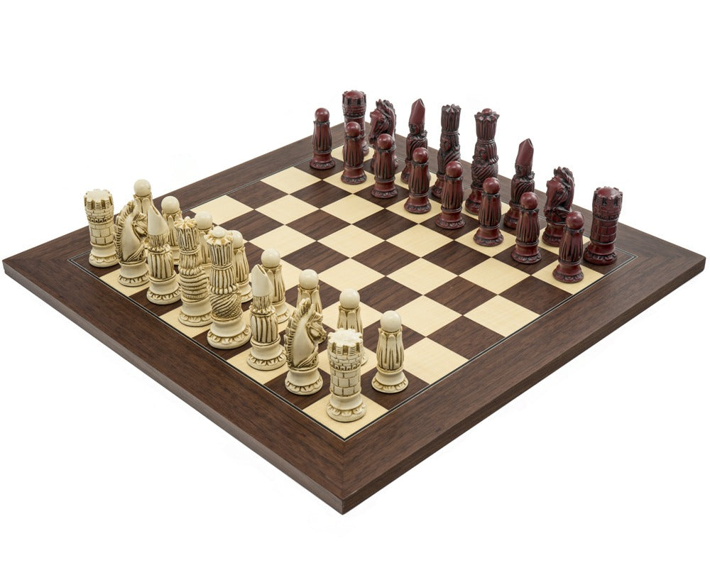 Berkeley Chess Victorian Cardinal Schackset i palisander