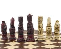 Berkeley Chess Victorian Cardinal Schackset i palisander